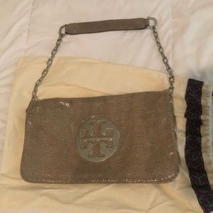 Rare 💎 Tory Burch Reva Shiny Clutch